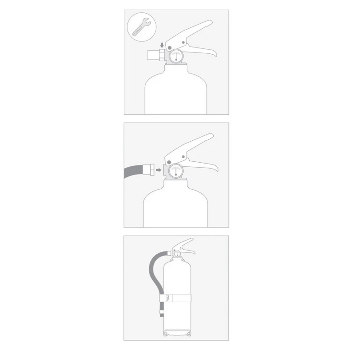 Kit de Veículo para Extintores 2 kg