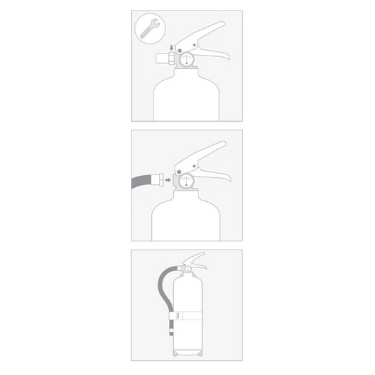 Kit de Veículo para Extintores 2 kg