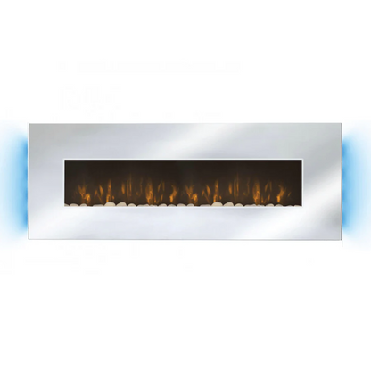 Lareira Elétrica Espelhada  Pedras Decorativas 2000W Panorâmica Che-510