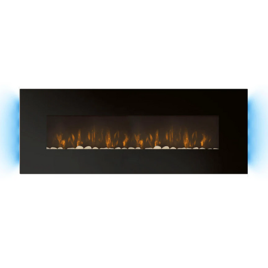 Lareira Elétrica Panorâmica Pedras Decorativas 2000W Che-500