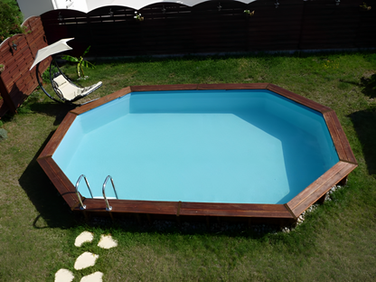 Piscina Madeira Oval Cannelle Gre 551 x 351 x 119 cm