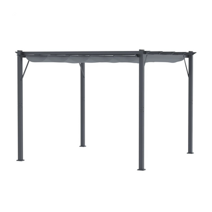 Pérgola de Jardim 3x3 com Teto Retrátil