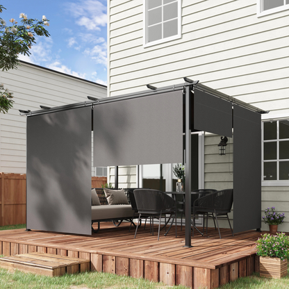 Pérgola de Jardim 3x4 com Teto Retrátil