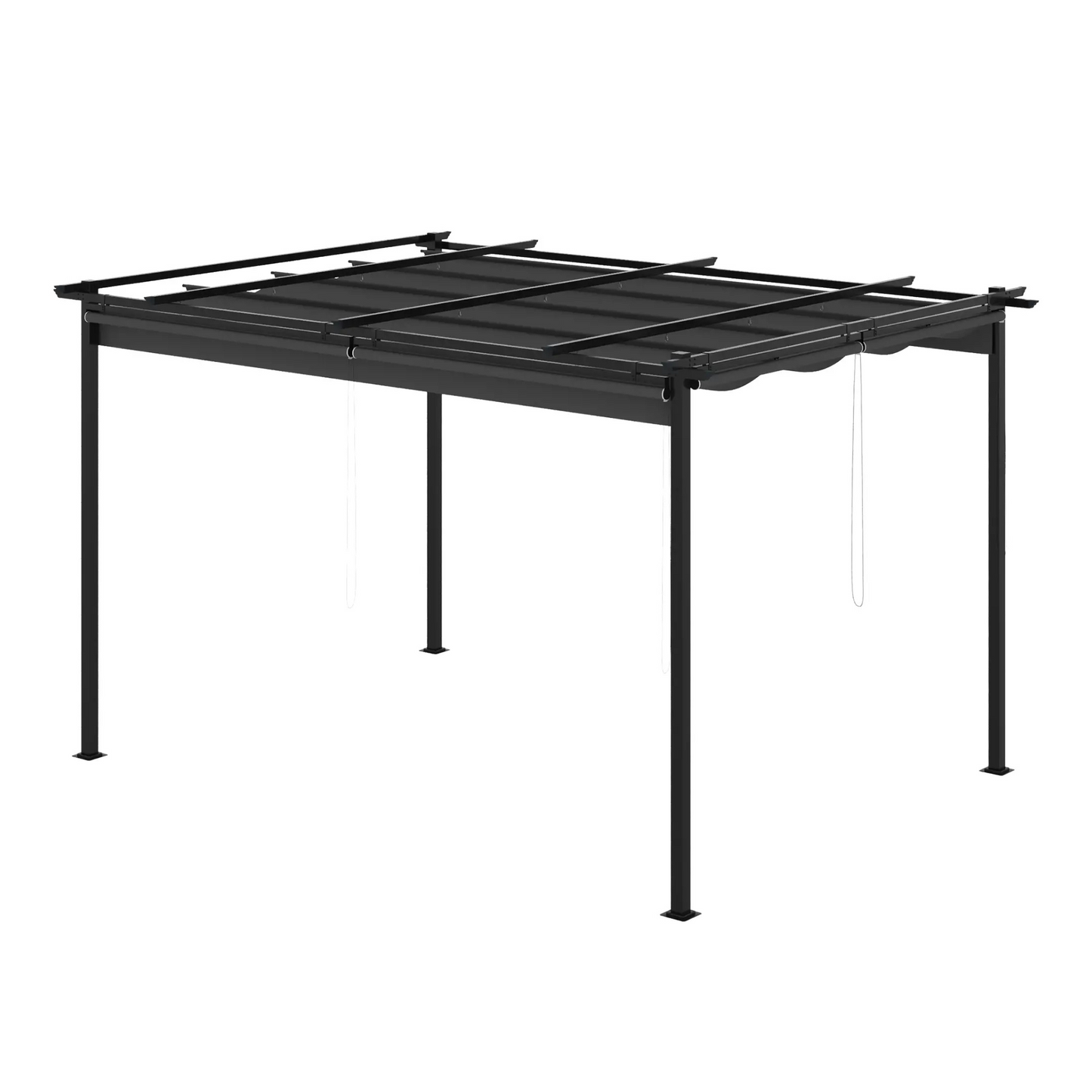 Pérgola de Jardim 3x4 com Teto Retrátil
