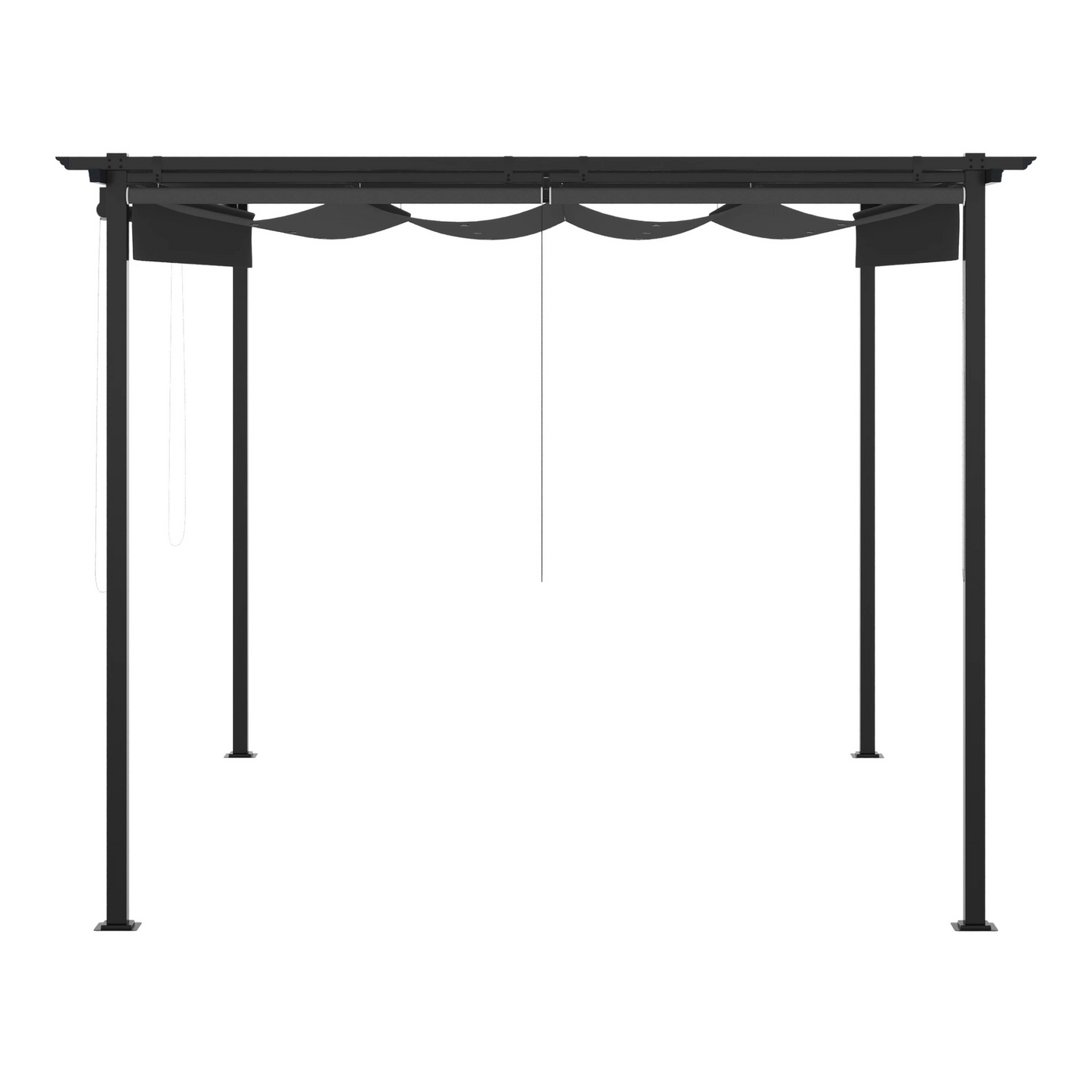 Pérgola de Jardim 3x4 com Teto Retrátil