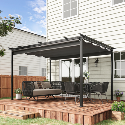Pérgola de Jardim 3x4 com Teto Retrátil