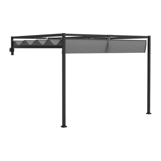 Pérgola de Parede com Teto Retrátil