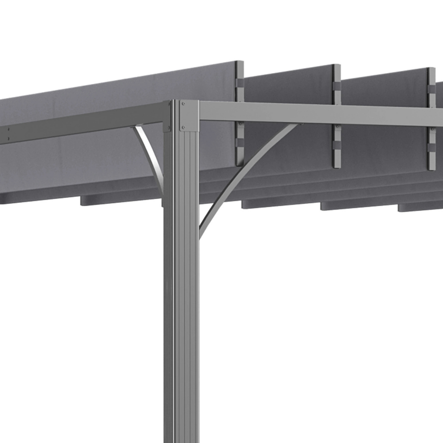 Pérgola para Jardim com Lâminas Superiores Giratórias  3x3m