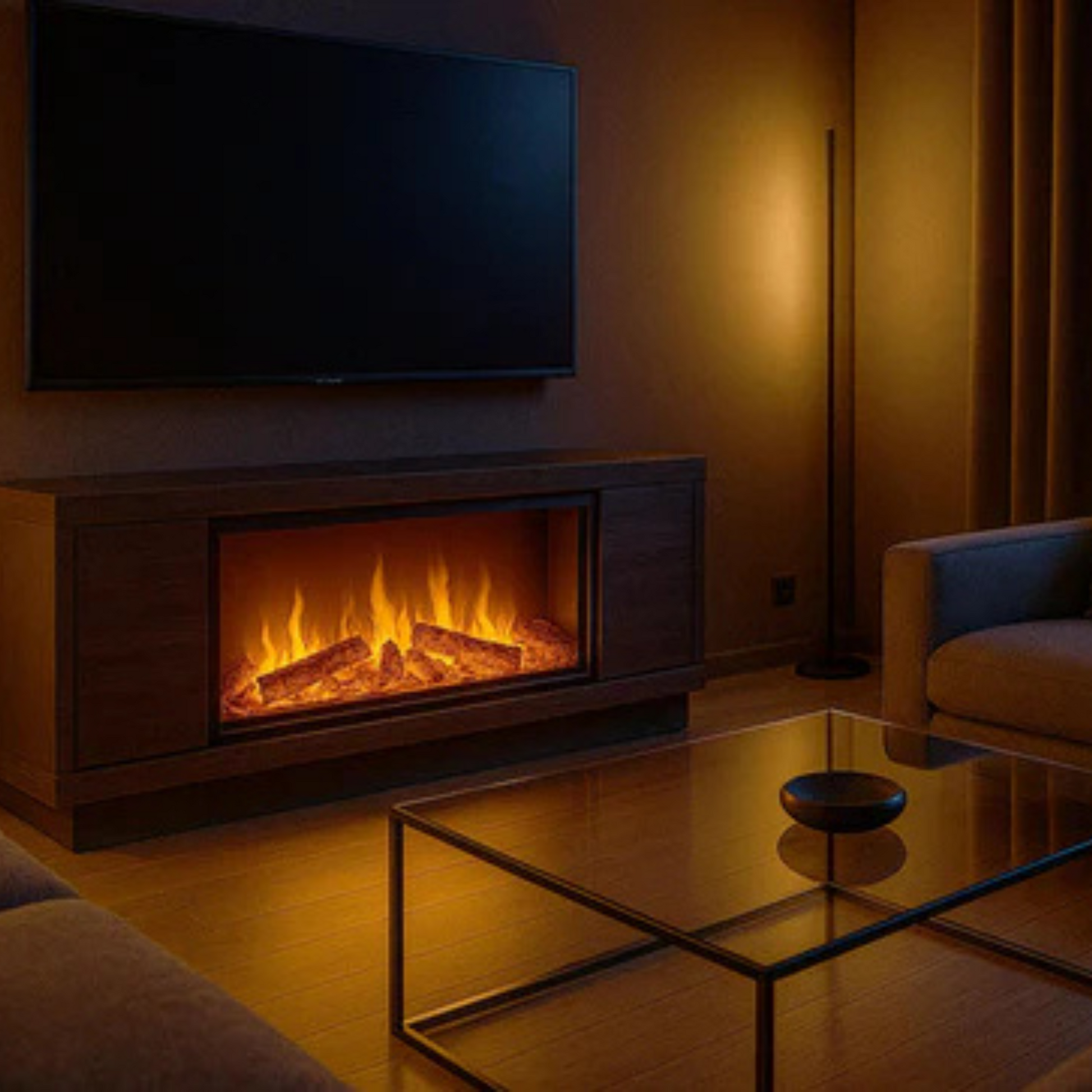 Queimador de Vapor Firecool Rustic Orange 70 - Chama Vermelha