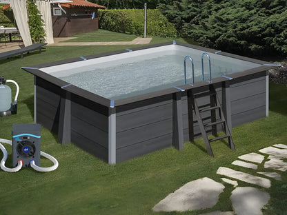 Mini bomba de calor para piscinas elevadas de 40 m³