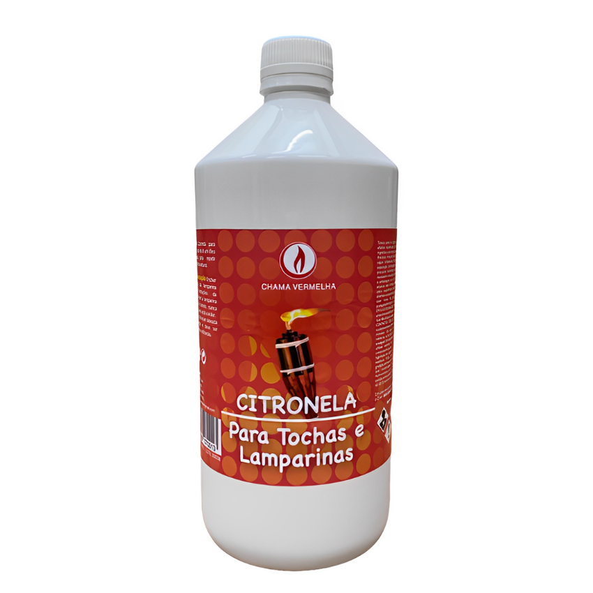 Citronella per Fiaccole e Lampade Chama Vermelha
