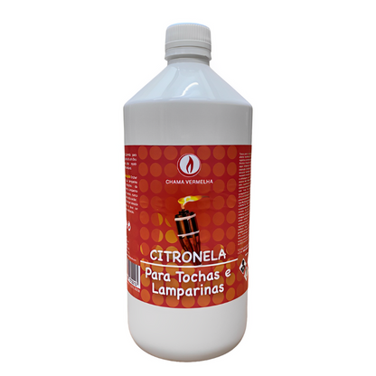 Citronella per Fiaccole e Lampade Chama Vermelha