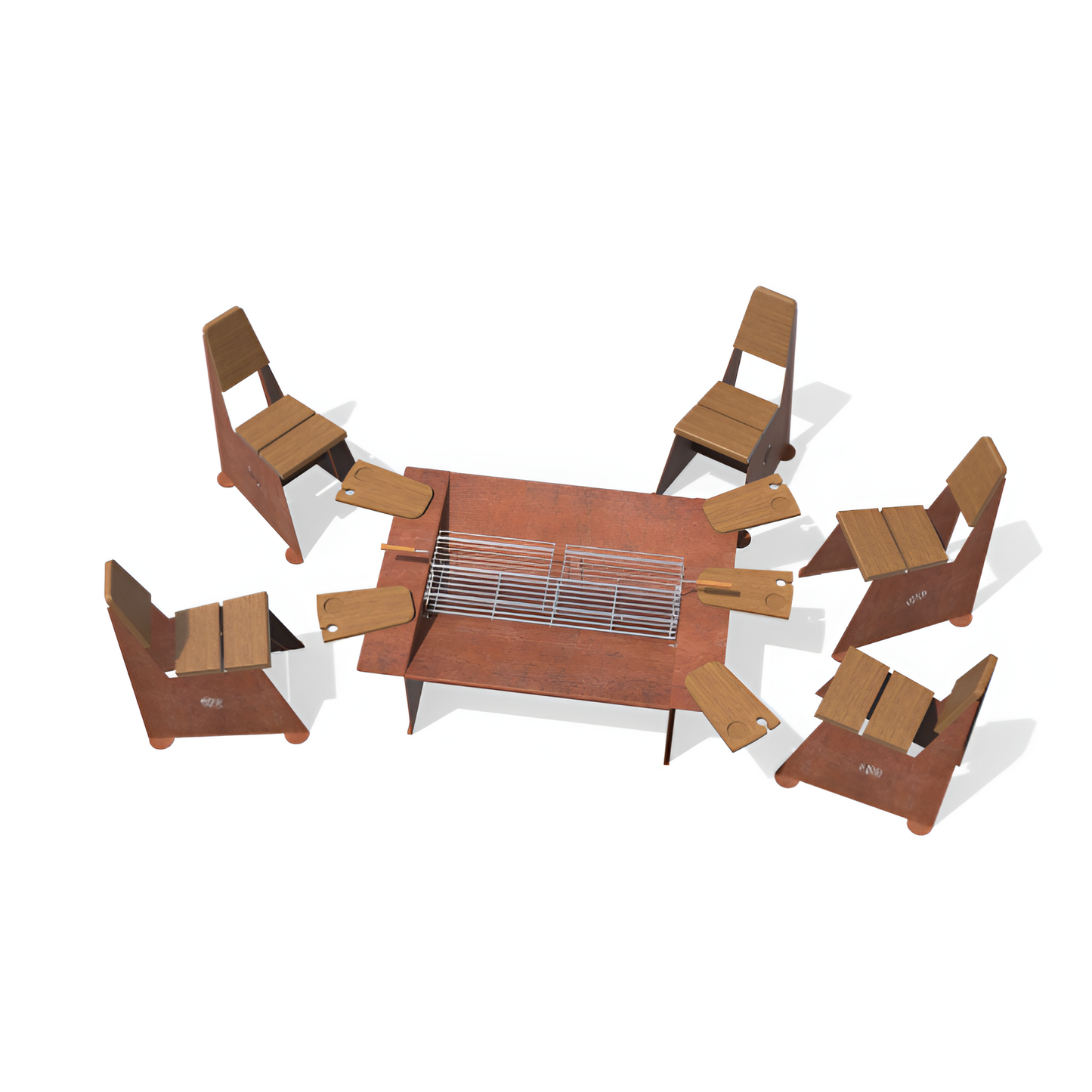 Conjunto Zig + 4 Troncos de Queima Instantâneos