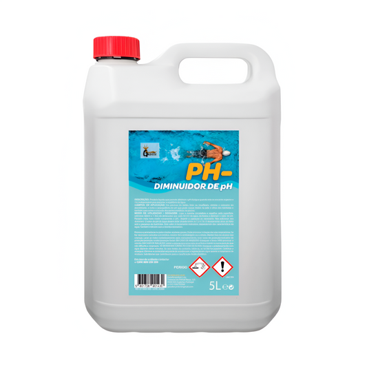 pH - / Reductor de pH líquido para piscinas - 5L