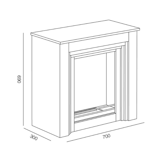 Falcade Bioethanol Fireplace