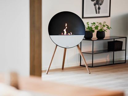 Chimenea de bioetanol Eye Silver