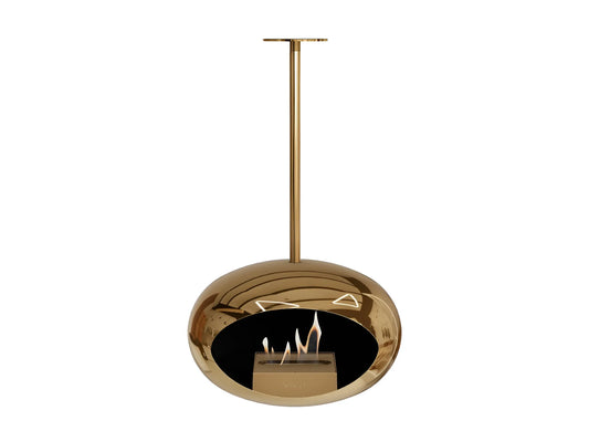 Lareira Bioetanol Suspensa Sky Chromed Rose Gold