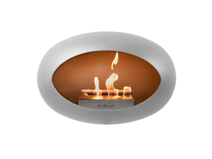 Lareira Bioetanol Suspensa Sky Nickel