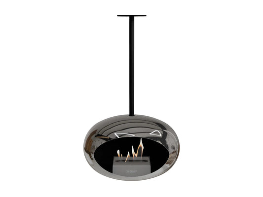 Lareira Bioetanol Suspensa Sky Chromed Silver