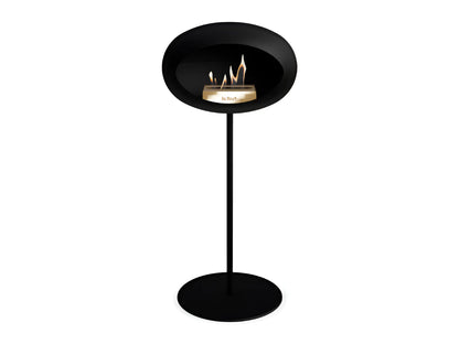 Lareira Bioetanol Ground Steel High Black