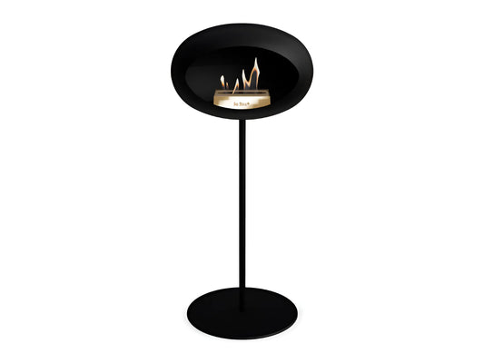Lareira Bioetanol Ground Steel High Black