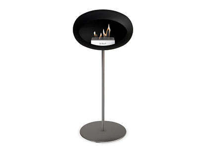 Lareira Bioetanol Ground Steel High Black