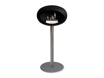 Lareira Bioetanol Ground Steel High Black