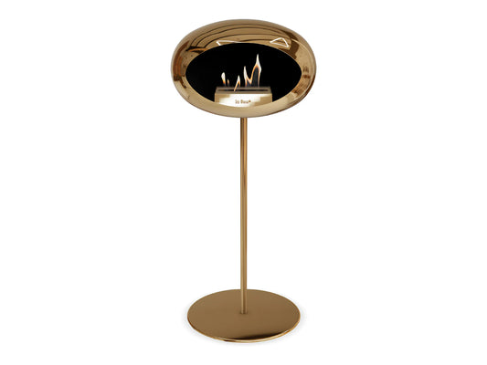 Lareira Bioetanol Ground Steel High Chromed Rose Gold