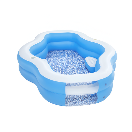 Piscina inflable familiar rectangular Bestway SplashView azul