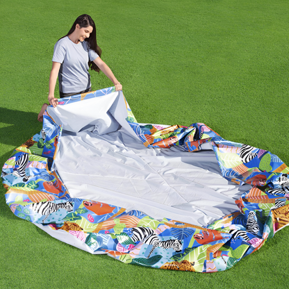 Bestway Steel Pro Children's Pool Colorful Animal Design 305 x 66 cm