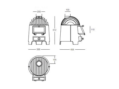 Estufa de Leña R2D2 Diseño Francisco Providencia