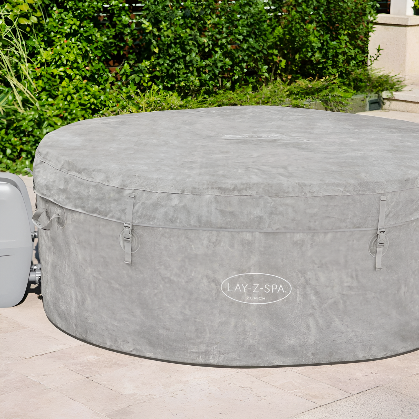 Jacuzzi inflable Lay-Z-Spa Zurich AirJet con cubierta EnergySense para 2-4 personas
