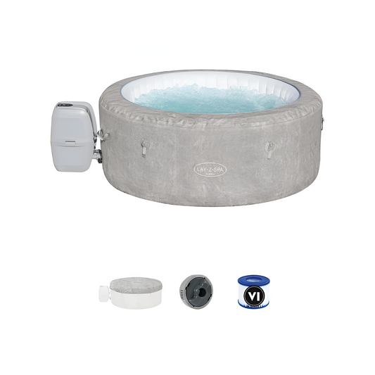 Jacuzzi inflable Lay-Z-Spa Zurich AirJet con cubierta EnergySense para 2-4 personas