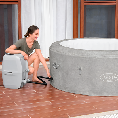 Jacuzzi inflable Lay-Z-Spa Zurich AirJet con cubierta EnergySense para 2-4 personas
